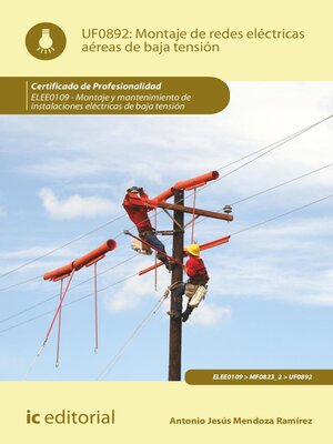 cover image of Montaje de redes eléctricas aéreas de baja tensión. ELEE0109